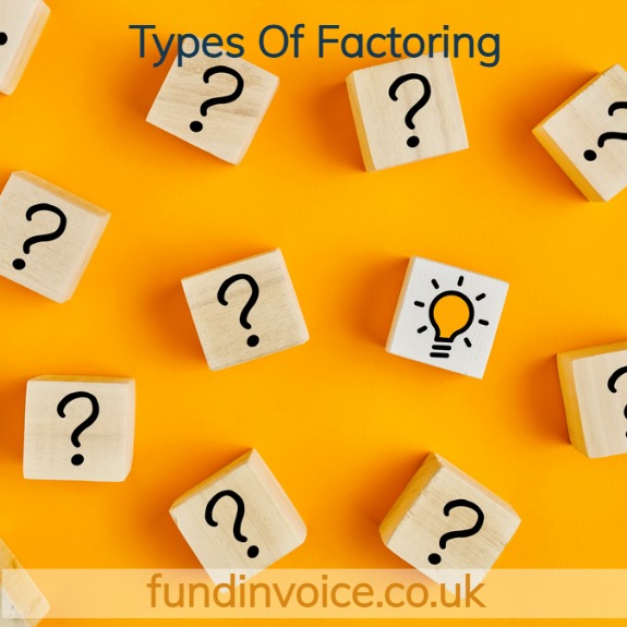 Types of Factoring explained.